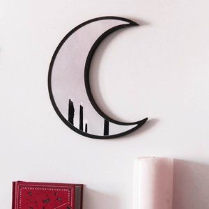 Killstar Crescent Moon Wall Mirror